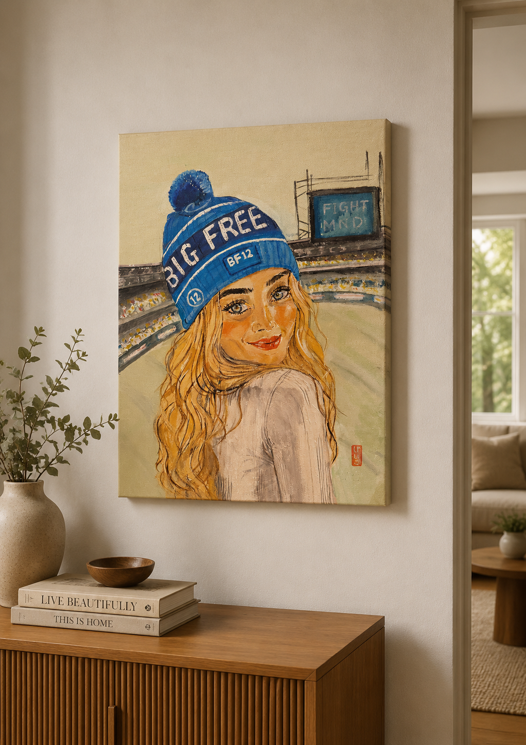 The Blue Beanie - Keiko Watanabe