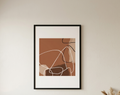 Brown Print