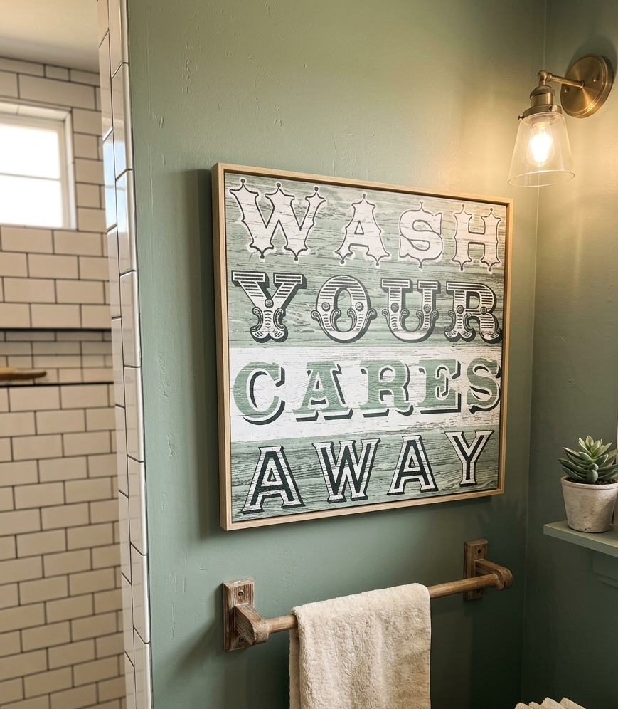 Wash Away Print