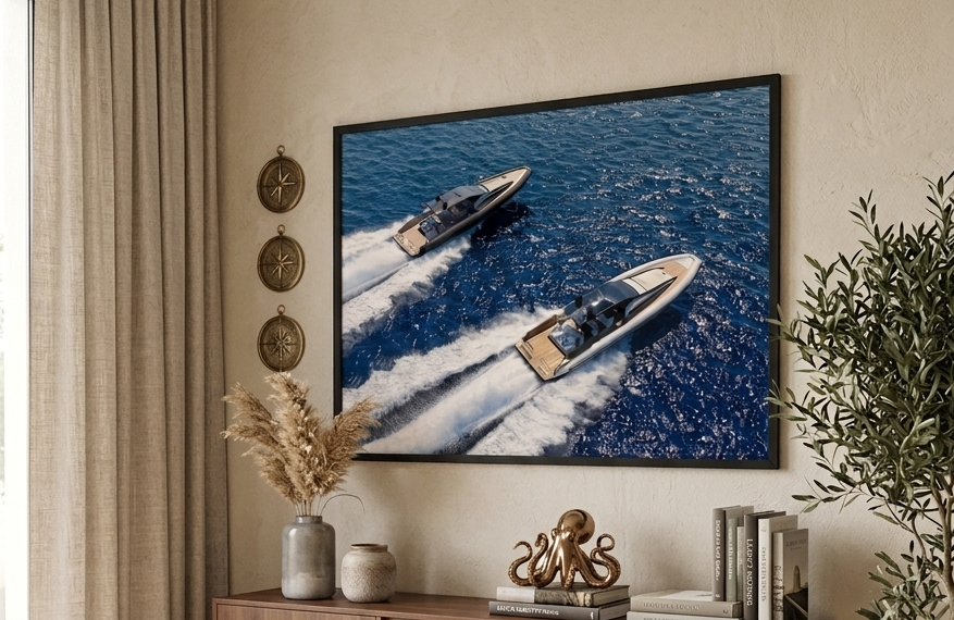 XL Speed Boats Print