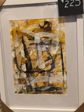 Earthy Ochre Nadia Poliszczuk Original Acrylic on Paper 320 x 450