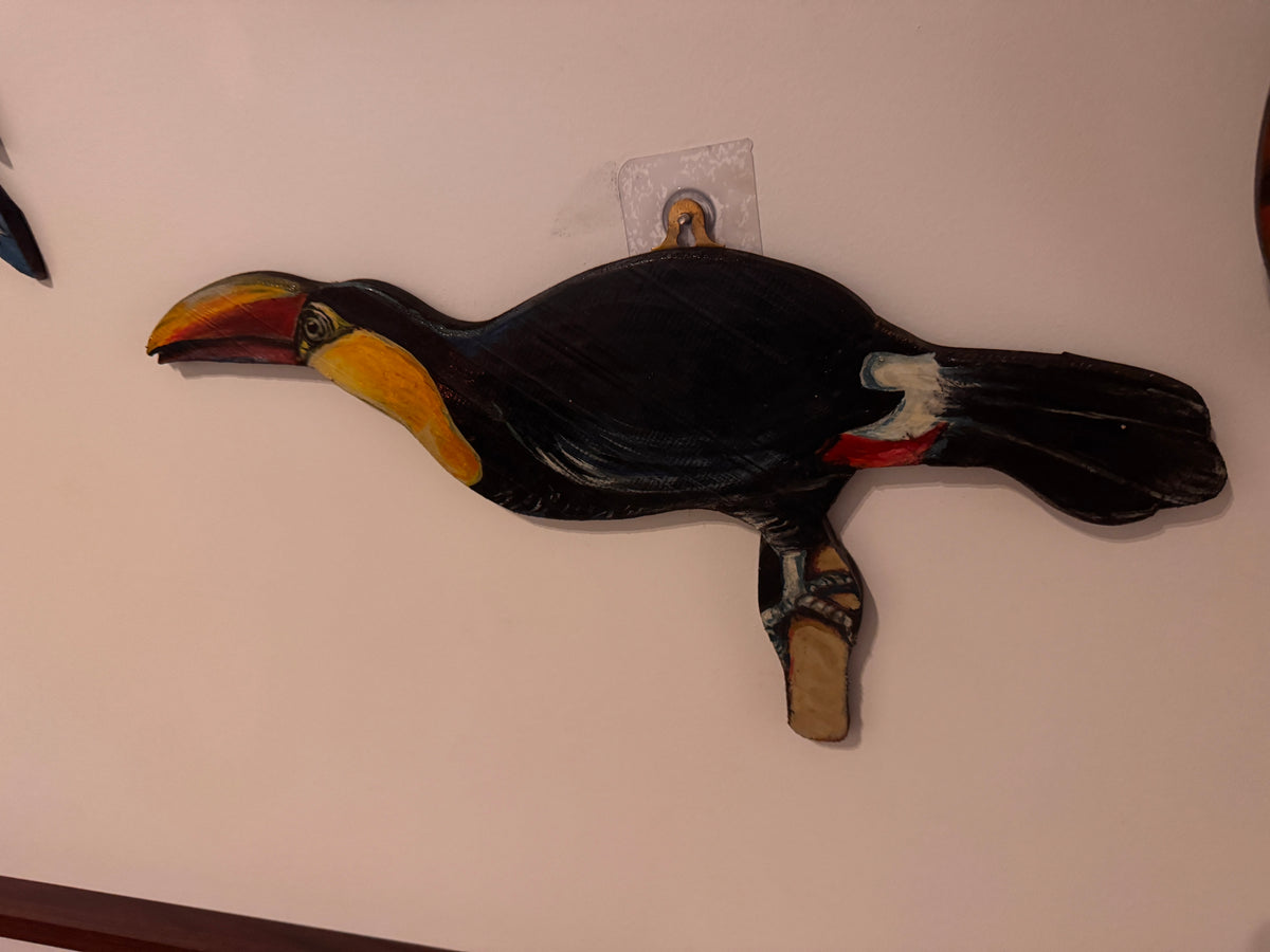 Wooden Animals: Adrian Collins - Dodo, Magpie, Lizard, Sheep, Cat, Cockatoo, Owl, Toucan, Fish