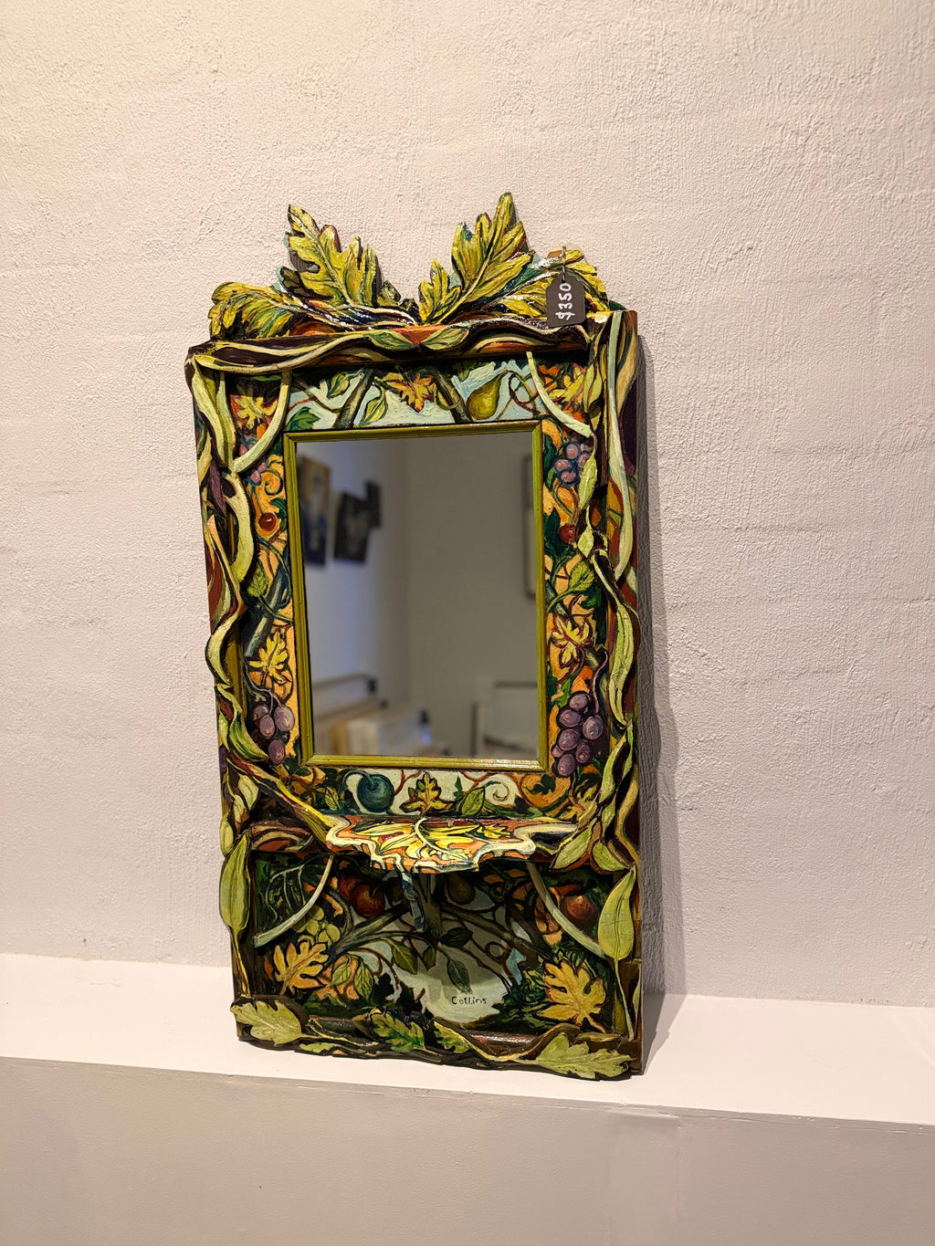 Adrian Collins Original - Green Mirror