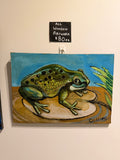 Frog Wooden: Adrian Collins - Original