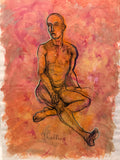 Original A1 Charcoal by Adrian Collins