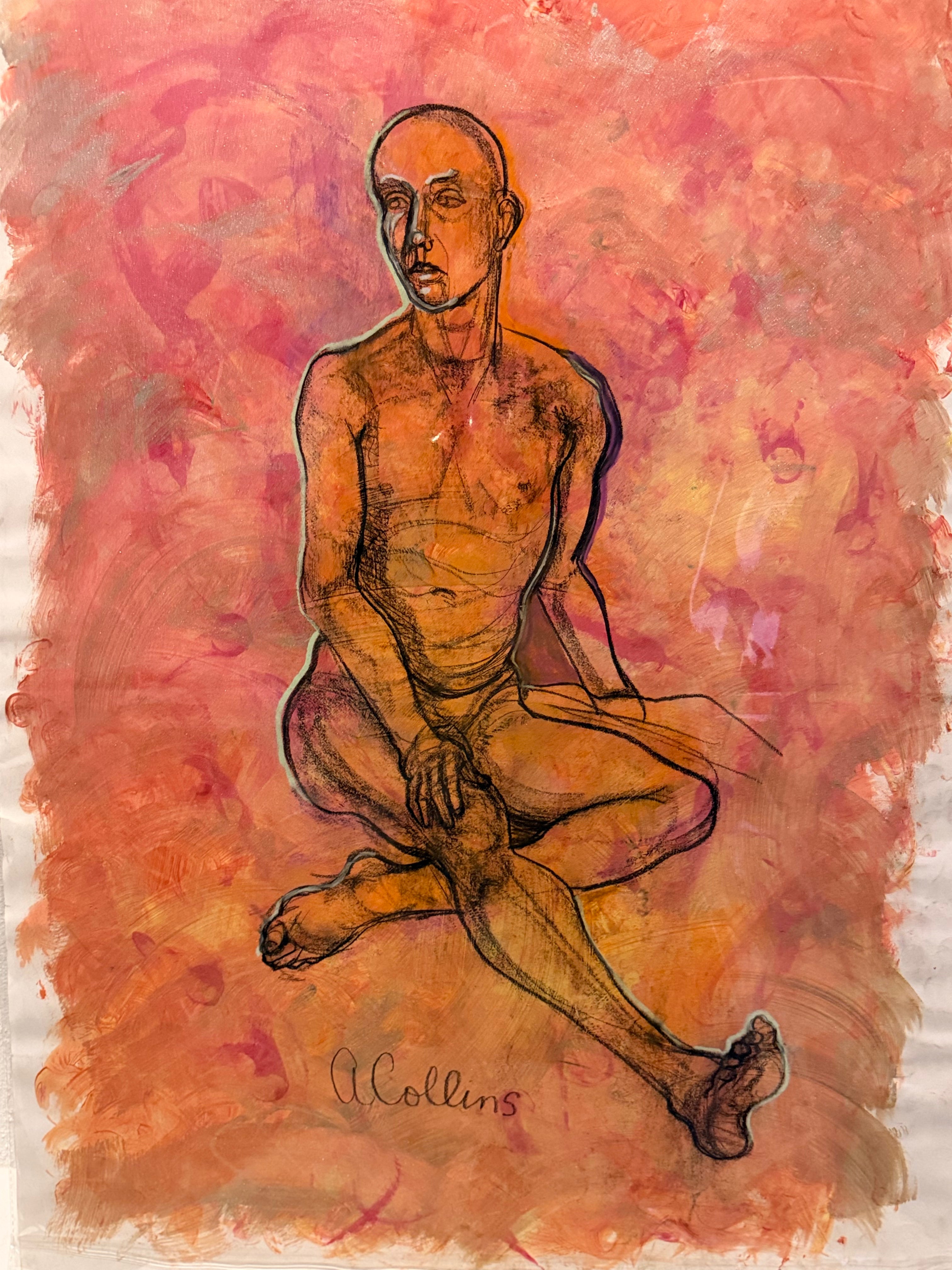 Original A1 Charcoal by Adrian Collins