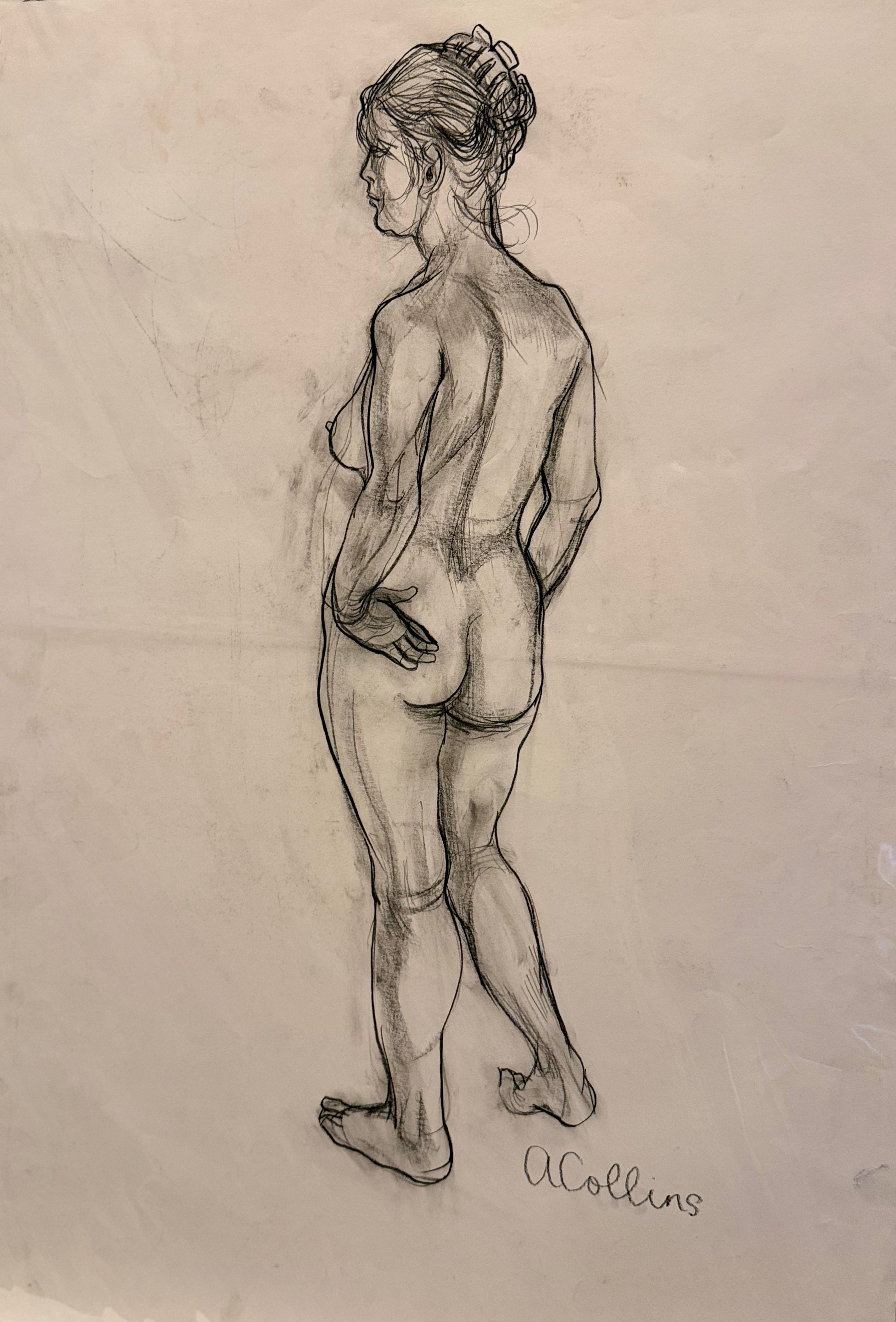 Original A1 Charcoal by Adrian Collins