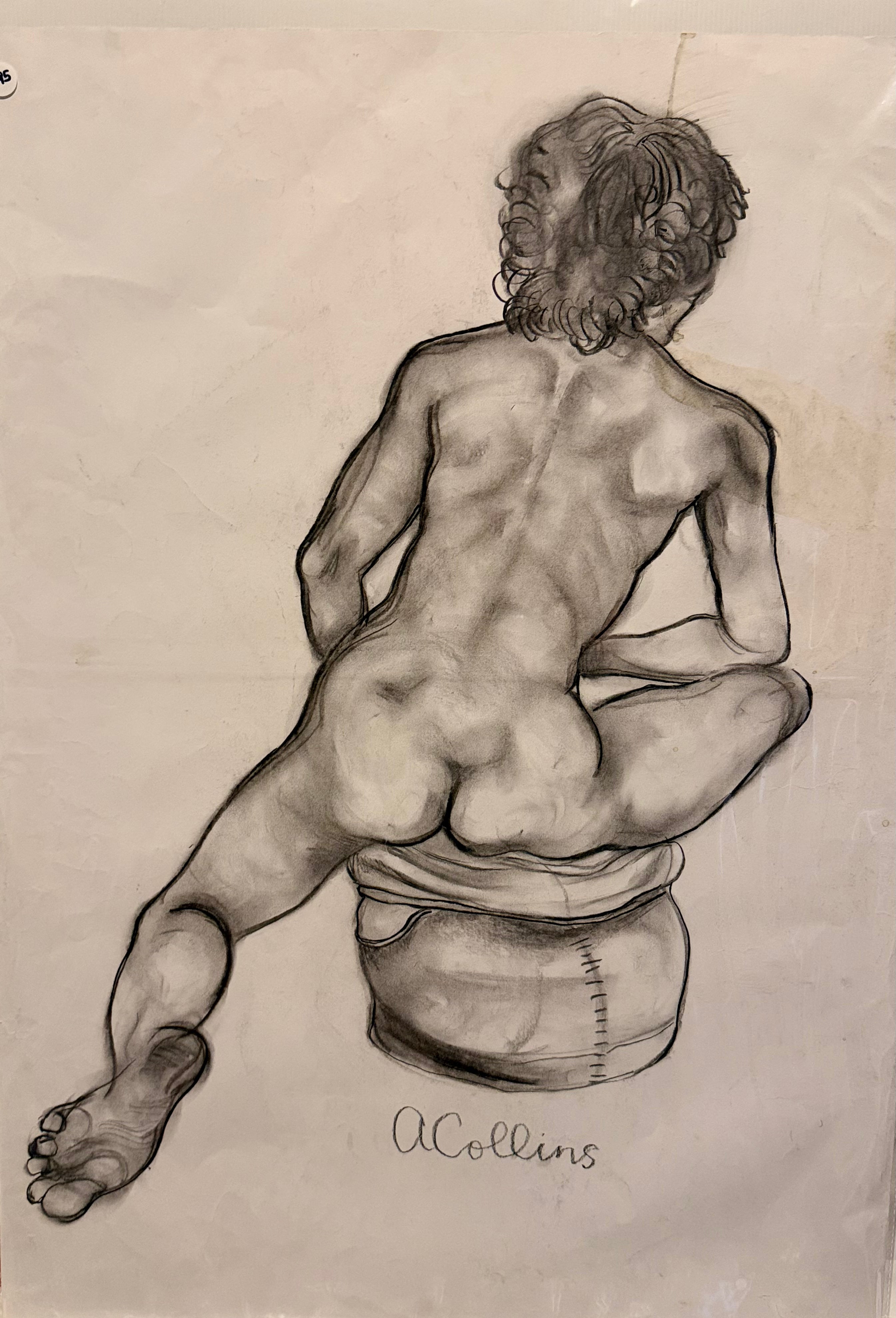 Original A1 Charcoal by Adrian Collins