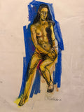 Original A1 Charcoal by Adrian Collins