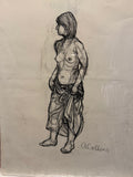 Original A1 Charcoal by Adrian Collins
