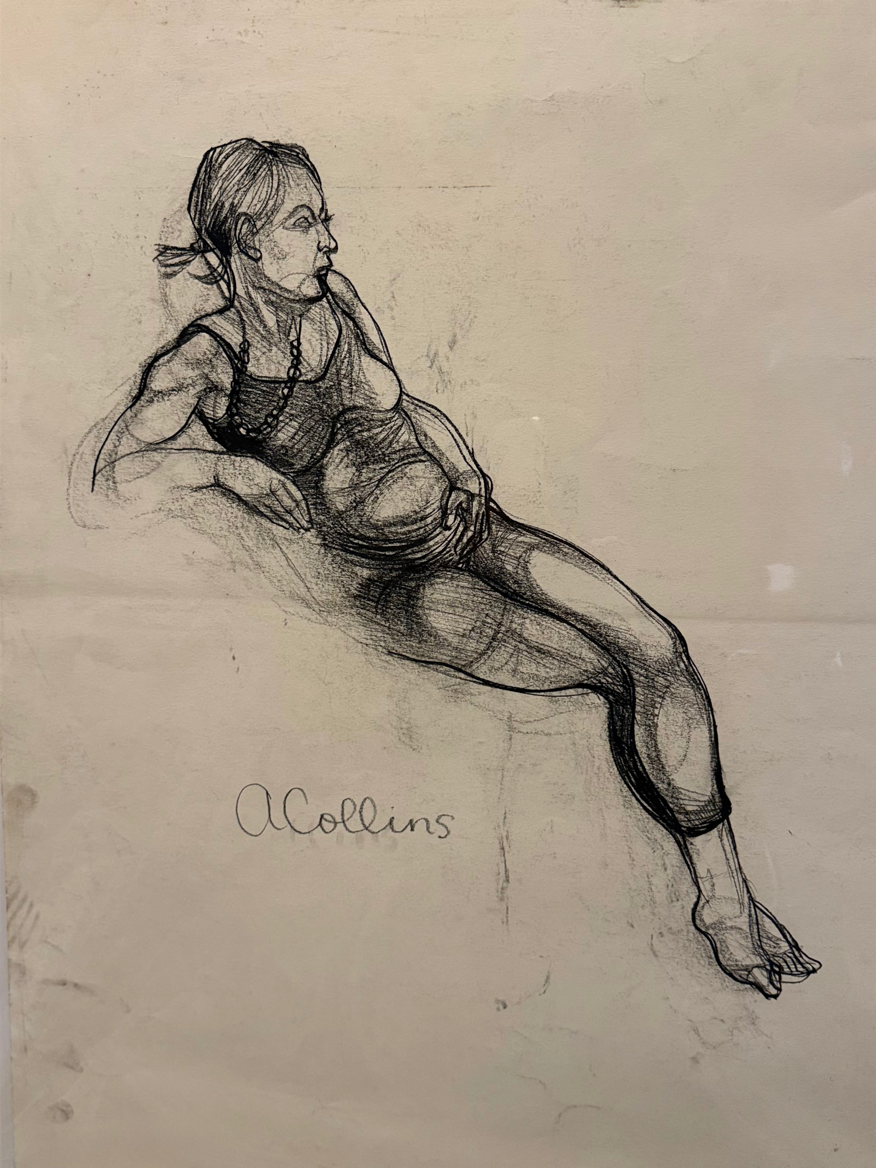 Original A1 Charcoal by Adrian Collins