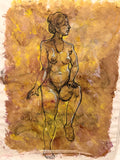 Original A1 Charcoal by Adrian Collins