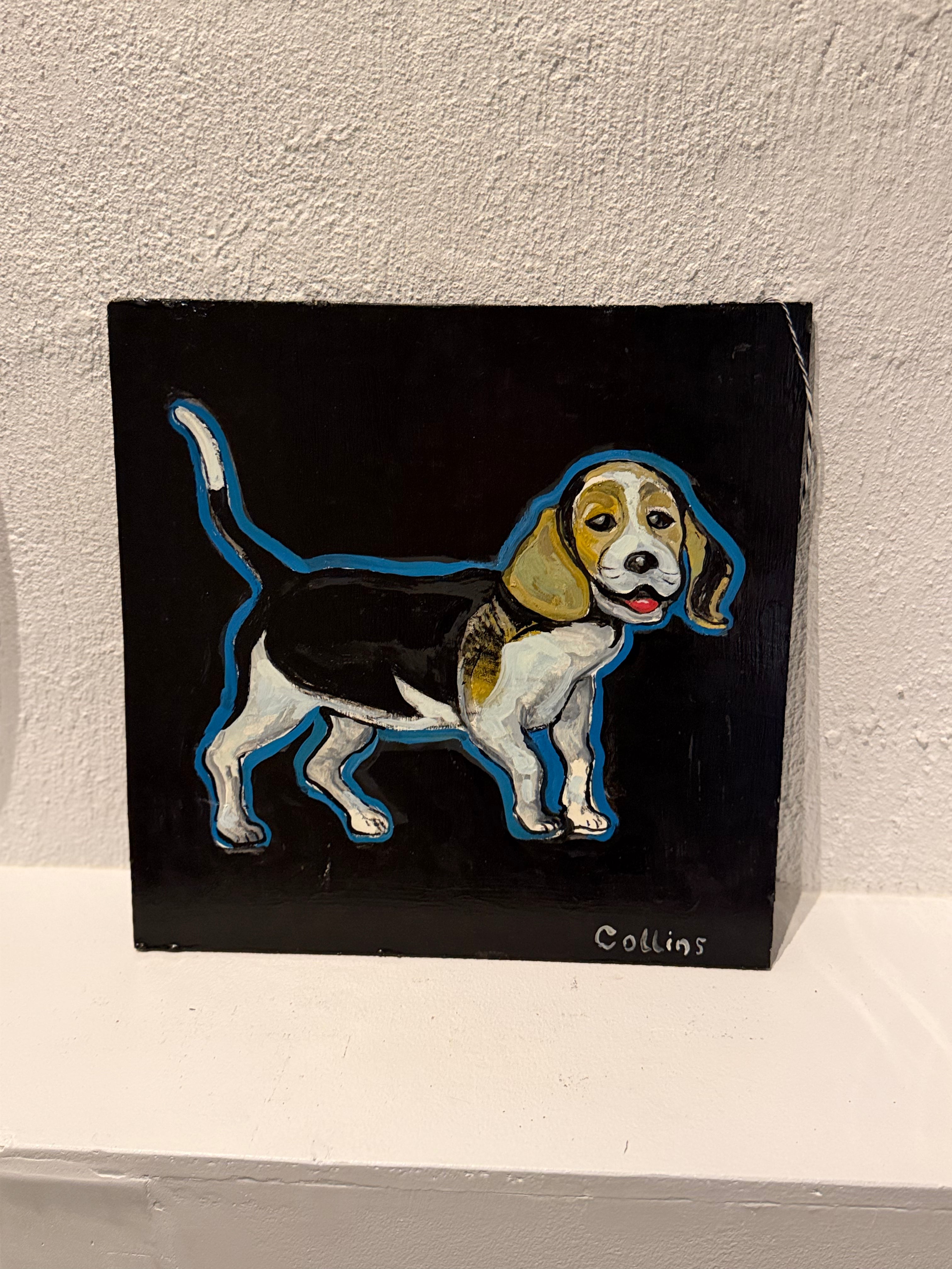 Dog Wooden: Adrian Collins - Original