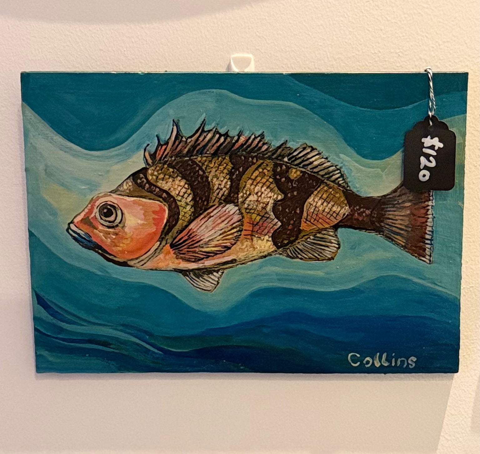 Fish Wooden: Adrian Collins - Original